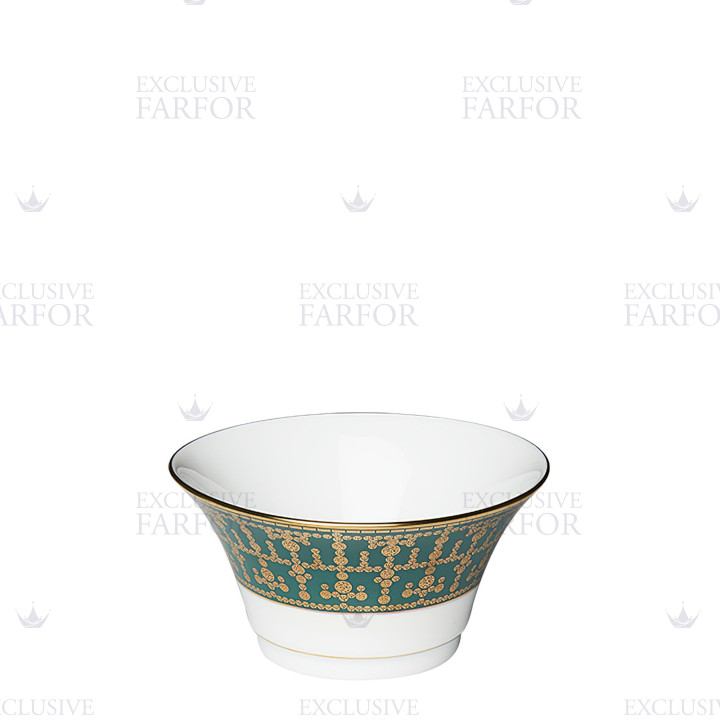 Чаша для мюсли 15,5см коллекции Tiara Bleu Paon Or бренда Haviland