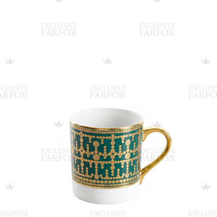 Кружка 0,27л коллекции Tiara Bleu Paon Or бренда Haviland