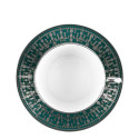 Чашка для завтрака с блюдцем 0,3л коллекции Tiara Bleu Paon Platin бренда Haviland