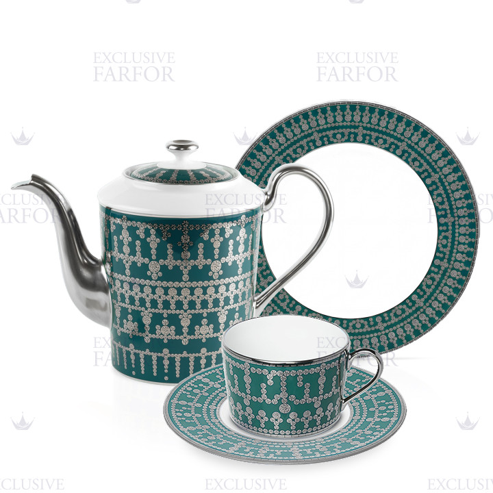 Коллекция Tiara Bleu Paon Platin бренда Haviland