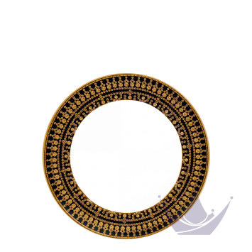 Тарелка суповая 23,5см коллекции Tiara Noir Or бренда Haviland