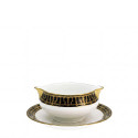 Соусник с подставкой 0,3л коллекции Tiara Noir Or бренда Haviland