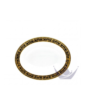 Чаша для овощей 23,5см коллекции Tiara Noir Or бренда Haviland