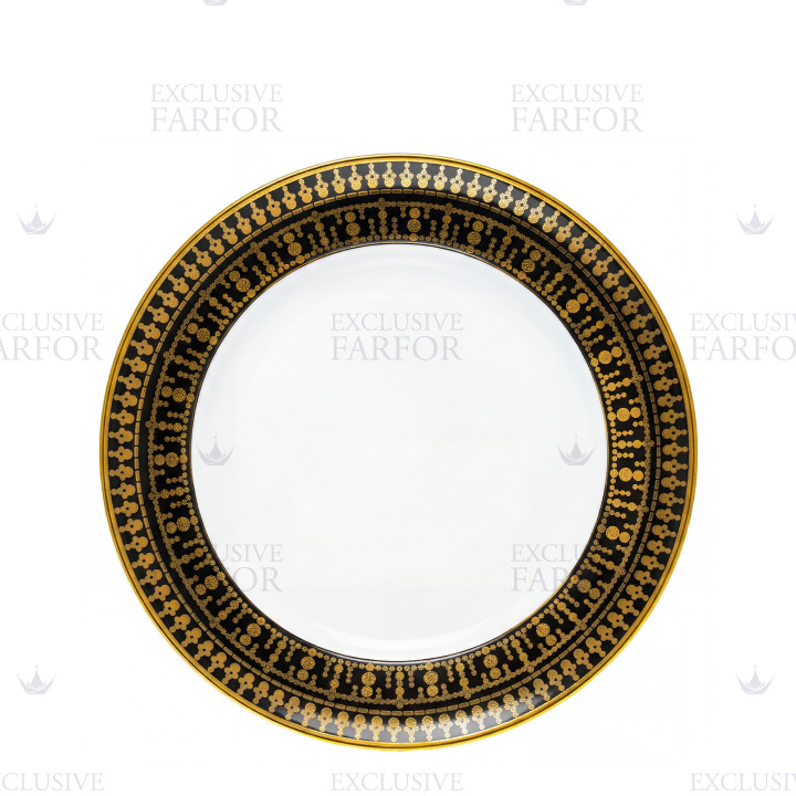 Тарелка тортовая 31,5см коллекции Tiara Noir Or бренда Haviland