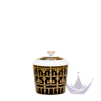 Сахарница 0,25л коллекции Tiara Noir Or бренда Haviland