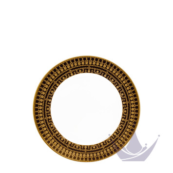 Тарелка закусочная 22см коллекции Tiara Noir Or бренда Haviland
