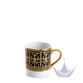 Кружка 0,27л коллекции Tiara Noir Or бренда Haviland