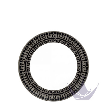 Тарелка суповая 23,5см коллекции Tiara Noir Platin бренда Haviland