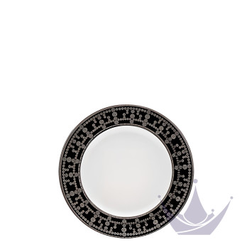 Тарелка десертная 16см коллекции Tiara Noir Platin бренда Haviland