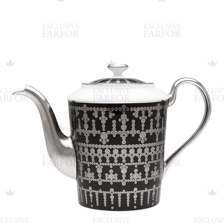 Чайник 1л коллекции Tiara Noir Platin бренда Haviland