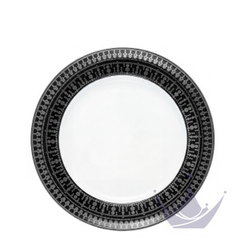Тарелка тортовая 31,5см коллекции Tiara Noir Platin бренда Haviland