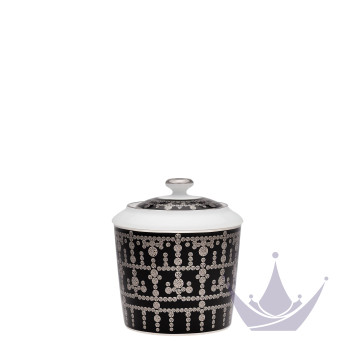 Сахарница 0,25л коллекции Tiara Noir Platin бренда Haviland
