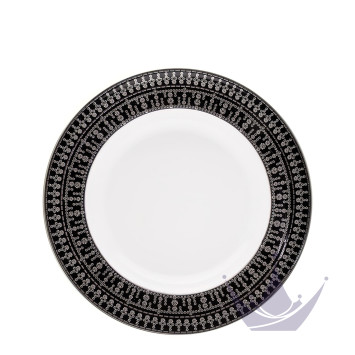 Тарелка глубокая 31,5см коллекции Tiara Noir Platin бренда Haviland