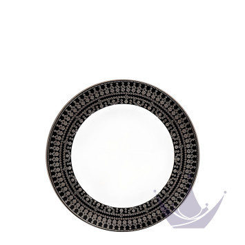 Тарелка закусочная 22см коллекции Tiara Noir Platin бренда Haviland