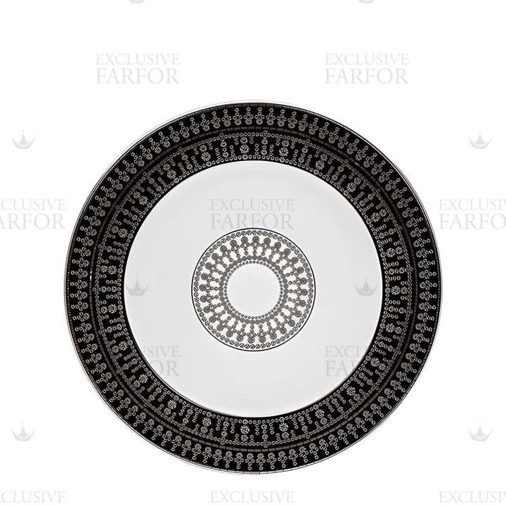 Тарелка сервировочная 31см коллекции Tiara Noir Platin бренда Haviland