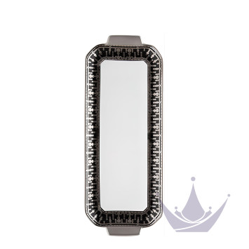 Блюдо для пирога 39х15,5см коллекции Tiara Noir Platin бренда Haviland