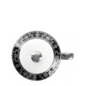 Кружка с крышкой 0,27л коллекции Tiara Noir Platin бренда Haviland