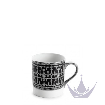 Кружка 0,27л коллекции Tiara Noir Platin бренда Haviland