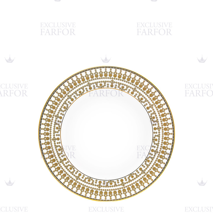 Тарелка суповая 23,5см коллекции Tiara Or бренда Haviland