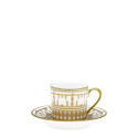Чашка кофейная с блюдцем 0,075л коллекции Tiara Or бренда Haviland