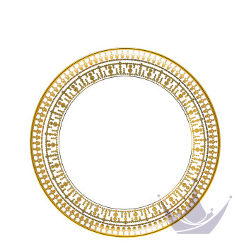 Тарелка тортовая 31,5см коллекции Tiara Or бренда Haviland