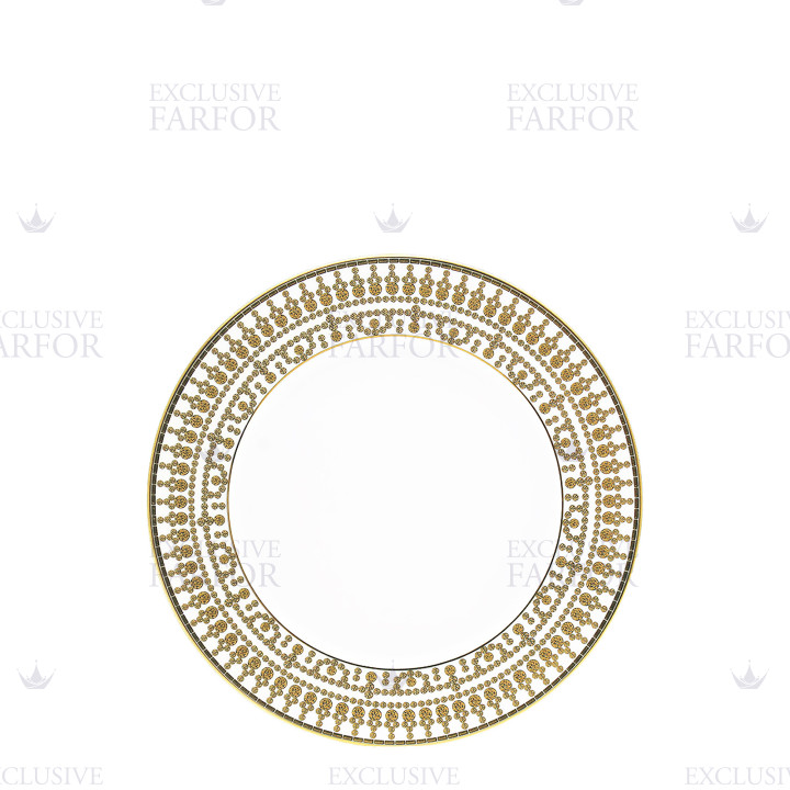 Тарелка закусочная 22см коллекции Tiara Or бренда Haviland