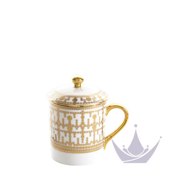 Кружка с крышкой 0,27л коллекции Tiara Or бренда Haviland