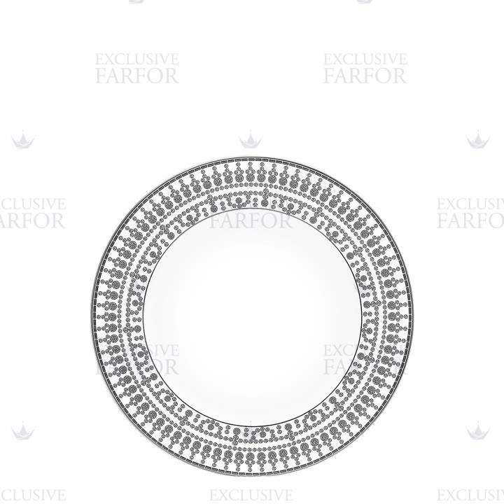 Тарелка суповая 23,5см коллекции Tiara Platin бренда Haviland