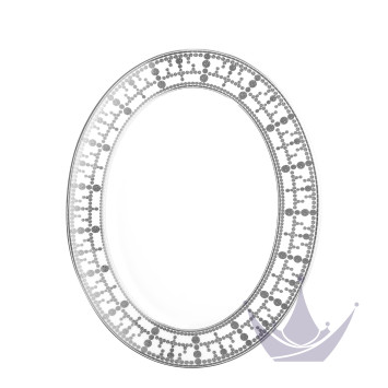 Блюдо овальное 40см коллекции Tiara Platin бренда Haviland