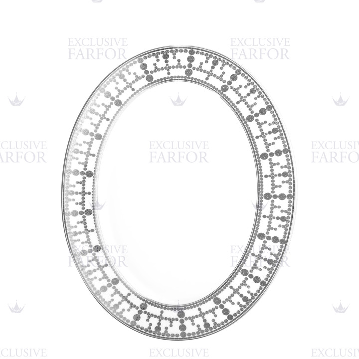 Блюдо овальное 40см коллекции Tiara Platin бренда Haviland