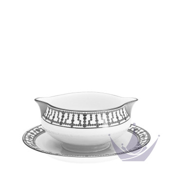 Соусник с подставкой 0,3л коллекции Tiara Platin бренда Haviland