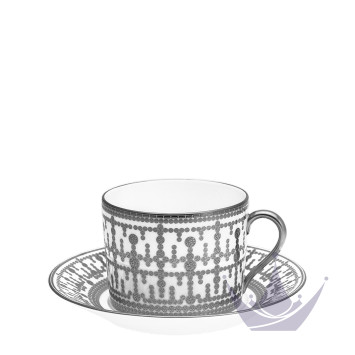 Чашка для завтрака с блюдцем 0,3л коллекции Tiara Platin бренда Haviland