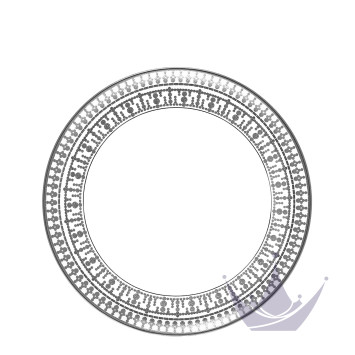 Тарелка тортовая 31,5см коллекции Tiara Platin бренда Haviland