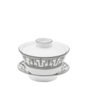 Чашка чайная с блюдцем и крышкой 0,13л коллекции Tiara Platin бренда Haviland