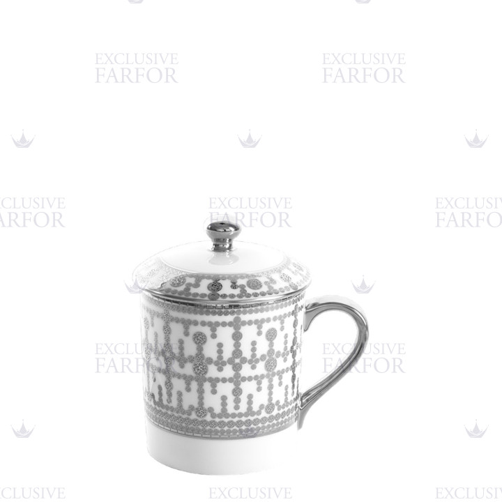 Кружка с крышкой 0,27л коллекции Tiara Platin бренда Haviland