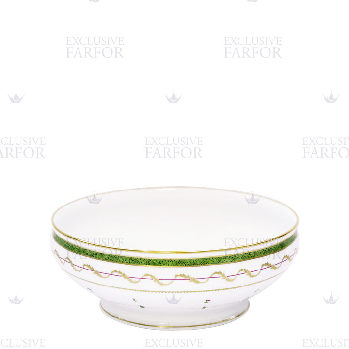 Салатник 27,5см коллекции Vieux Paris Vert бренда Haviland