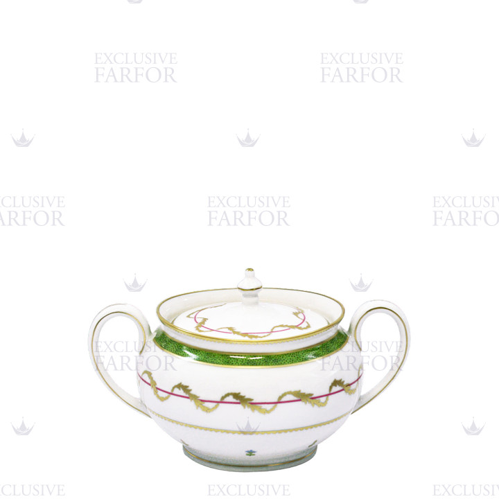 Сахарница 0,28л коллекции Vieux Paris Vert бренда Haviland