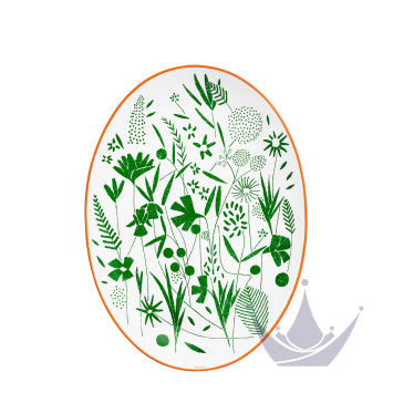 Блюдо овальное 36см коллекции A walk in the garden бренда Hermes