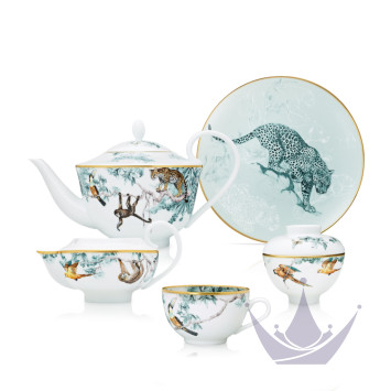 Чайный сервиз на 6 персон бренда Hermes