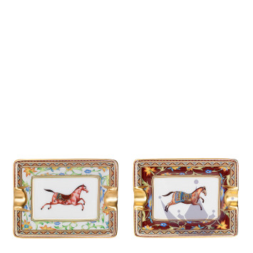 Набор из 2 пепельниц  коллекции Cheval d'Orient бренда Hermes