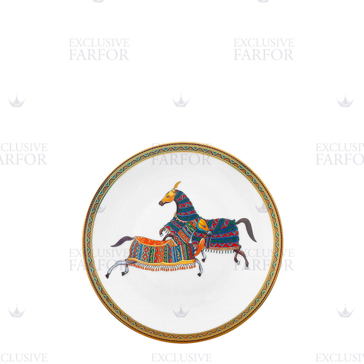 Тарелка десертная № 1 17см коллекции Cheval d'Orient бренда Hermes