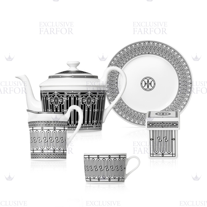 Чайный сервиз на 6 персон коллекции Deco бренда Hermes