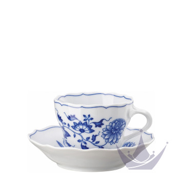 Чашка кофейная с блюдцем 0,23л коллекции Blau Zwiebelmuster бренда Hutschenreuther