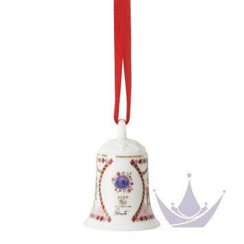 Фарфоровый колокольчик 7см коллекции Christmas бренда Hutschenreuther