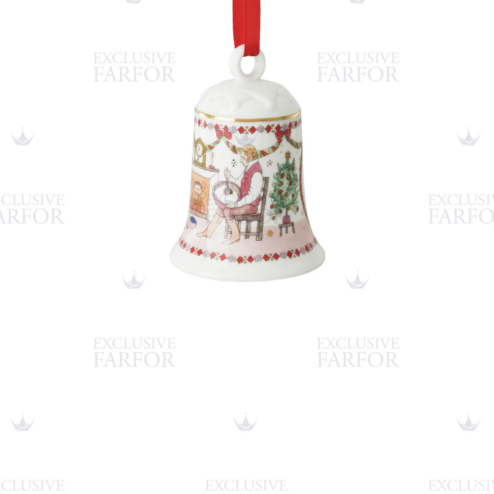 Фарфоровый колокольчик 12см коллекции Christmas (Лимитированная серия на 2999 пред.) бренда Hutschenreuther