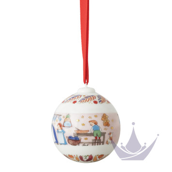 Фарфоровый шар 6см коллекции Christmas бренда Hutschenreuther