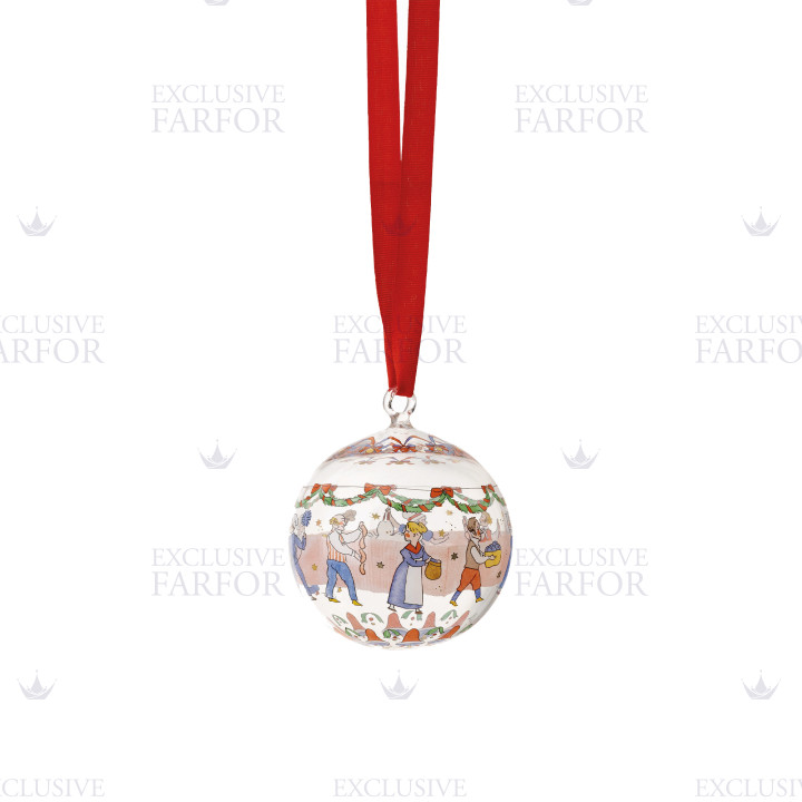 Фарфоровый шар 6см коллекции Christmas бренда Hutschenreuther