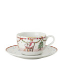 Чашка капучино с блюдцем 0,22л коллекции Christmas бренда Hutschenreuther