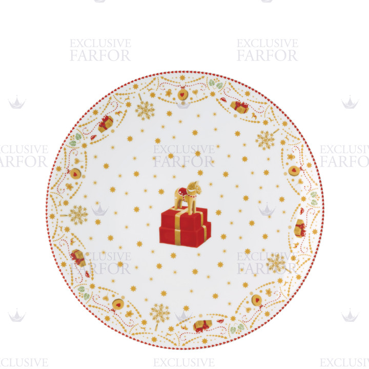 Тарелка для выпечки 31см коллекции Christmas Love бренда Hutschenreuther