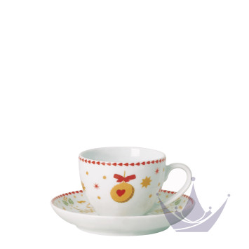 Чашка эспрессо с блюдцем 0,1л коллекции Christmas Love бренда Hutschenreuther